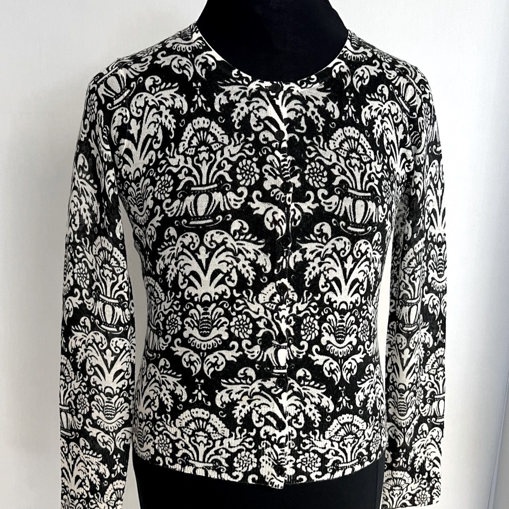LOFT Paisley Buttoned Cardigan NWOT